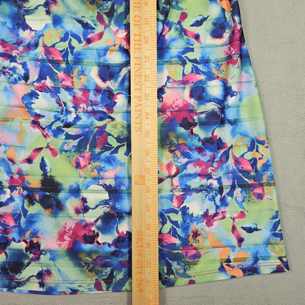 Title Nine Dress Womens M Cross Back Tank Floral Active Hiking Boating Summer - Picture 8 of 9